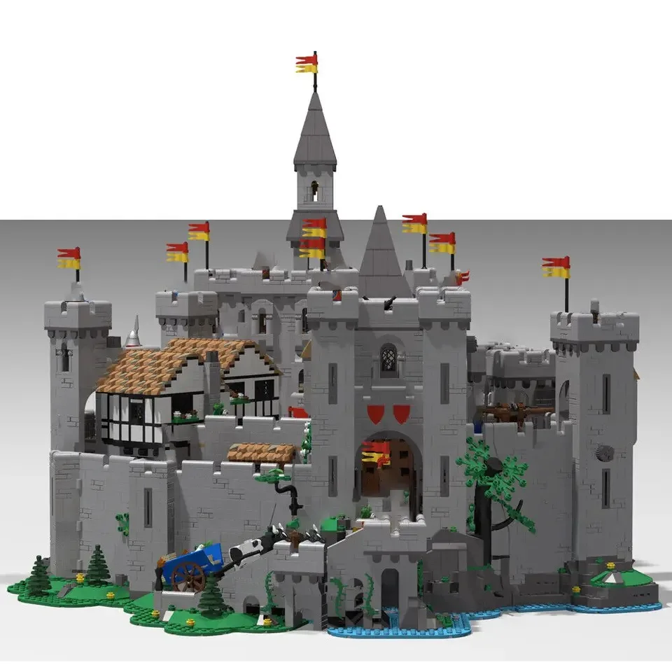 MOC building blocks elongated castle model building series educational creative collection toys and gifts 12988PCS