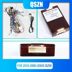 QSZN Android Canbus Box For Lexus IS250 2010-2008 With Harness Wiring Power Cables Car Radio