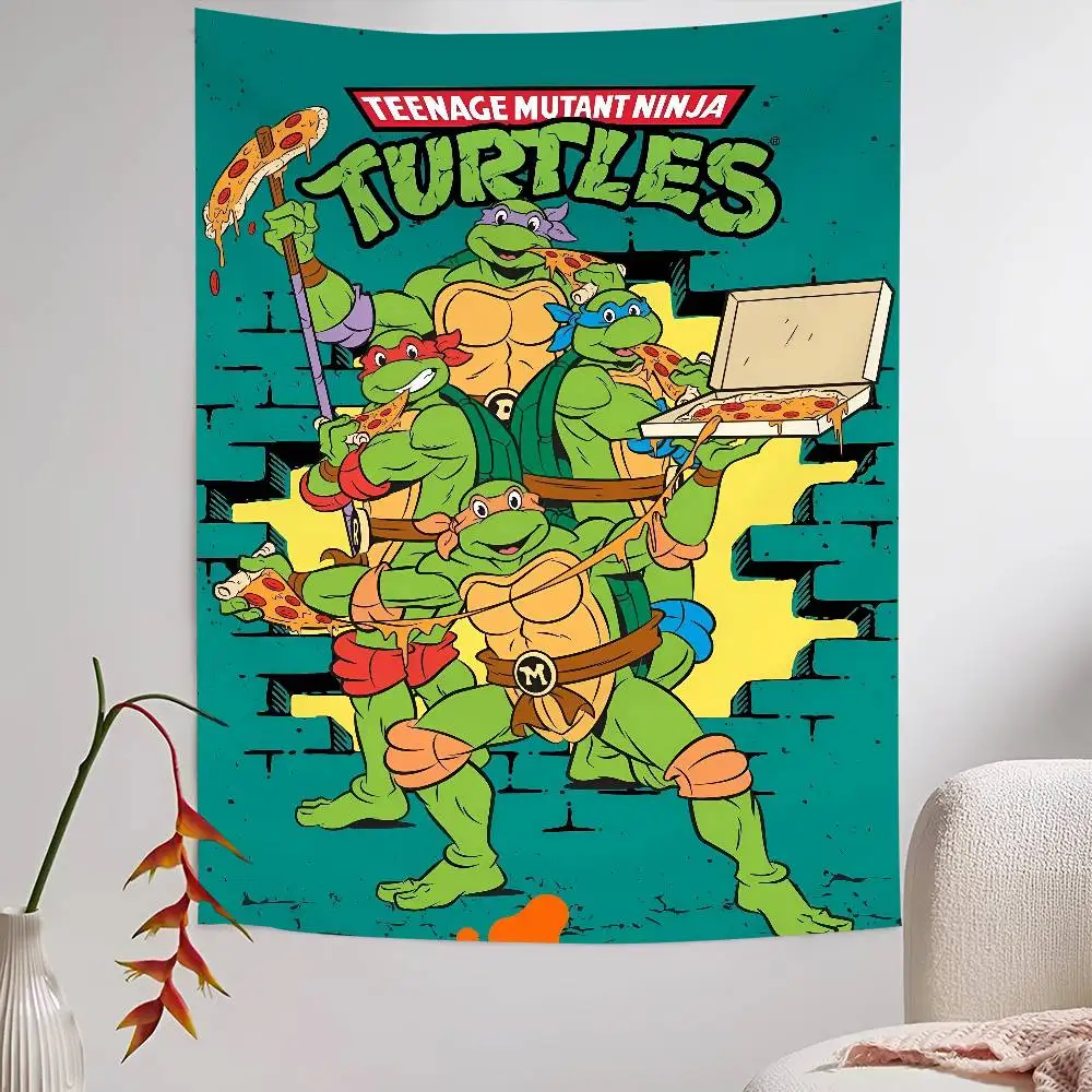 T-Teenage M-Mutant Ninja Turtles Tapestry for Living Room Home Dorm Decor Japanese Tapestry