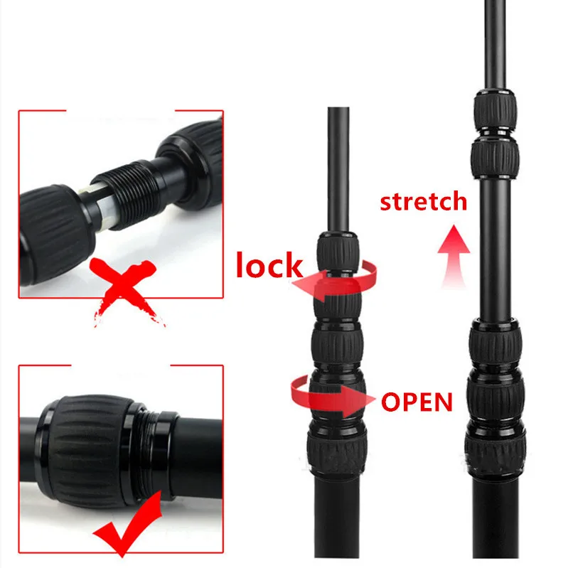 Metal Detector Q20 Portable Extension Rod Handle Shaft Alloy