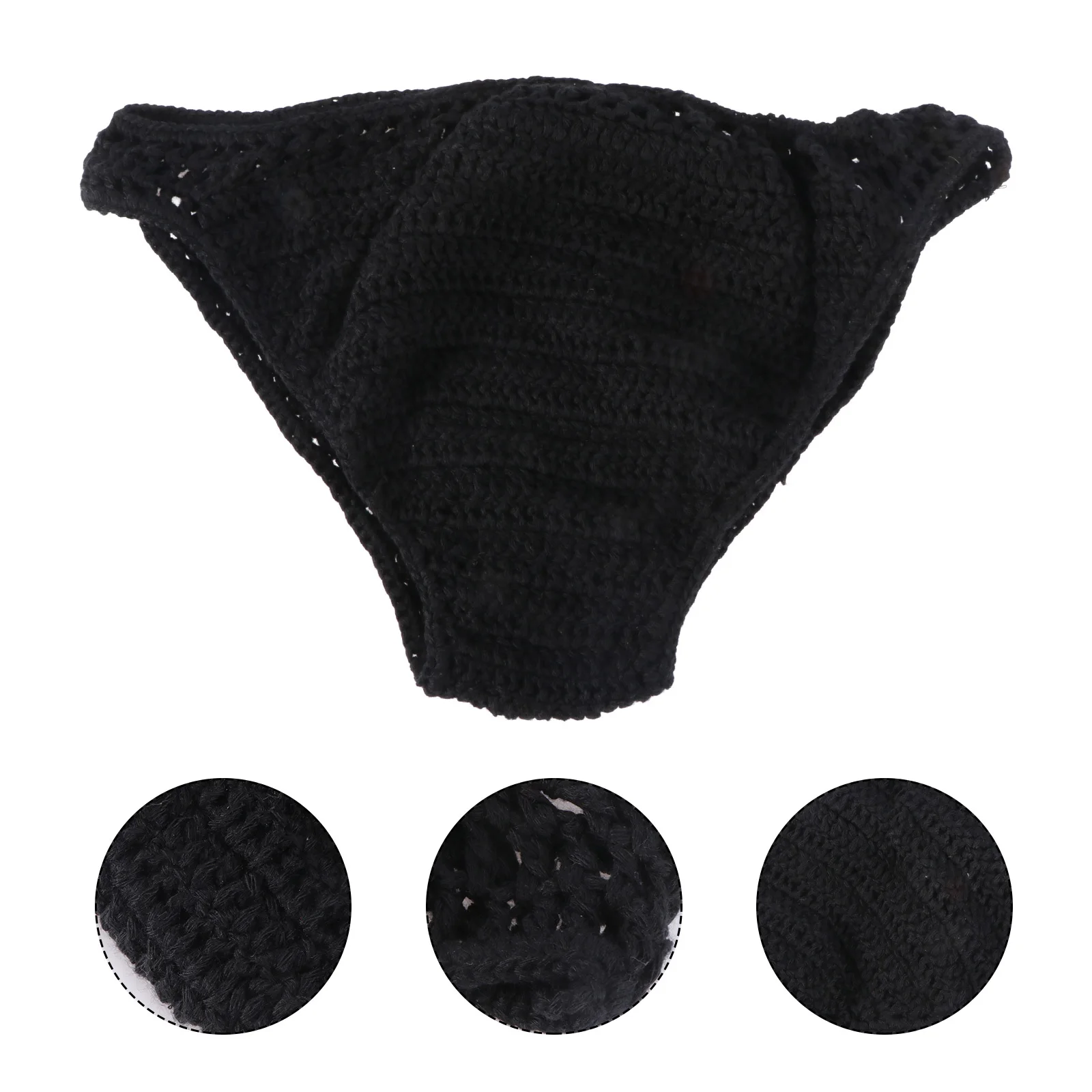 سراويل بيكيني بيضاء L أنيقة محبوكة يدويًا، ملابس شاطئ البحر مريحة وعصرية وشبابية مميزة #4