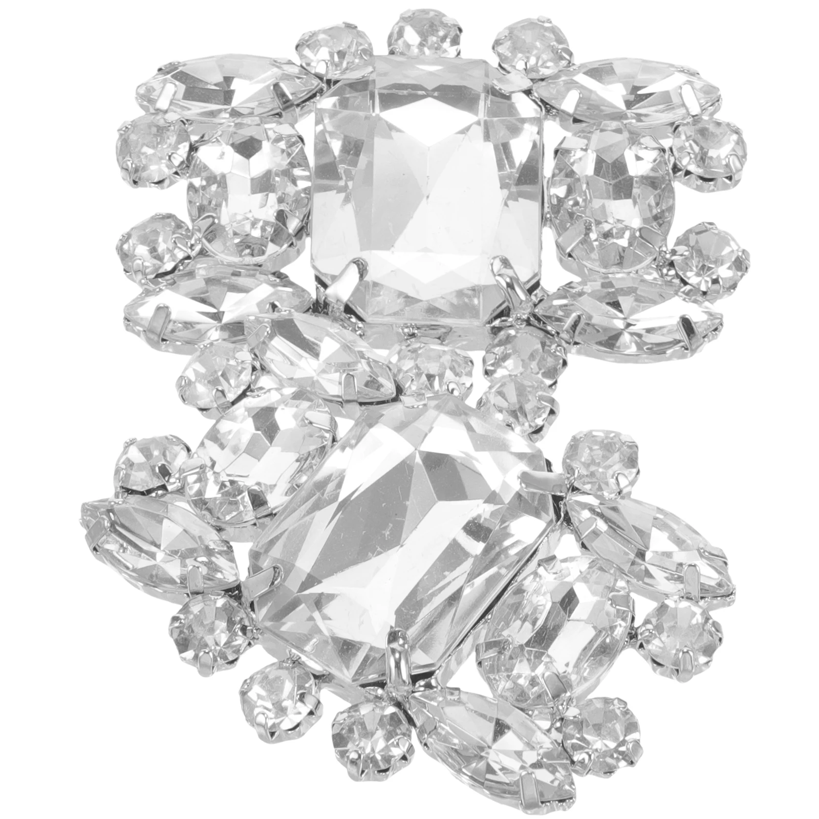 

2pcs Rhinestone Crystals Buckles for Women DIY Wedding Decorations Shoe Rhinestone Shoe Clips For Women Accessories