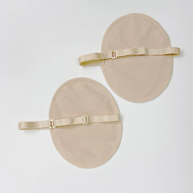 Almohadillas reutilizables para el sudor para mujer y hombre, almohadillas lavables antitranspiración, esterilla absorbente de sudor de secado rápido, 2 unids/par