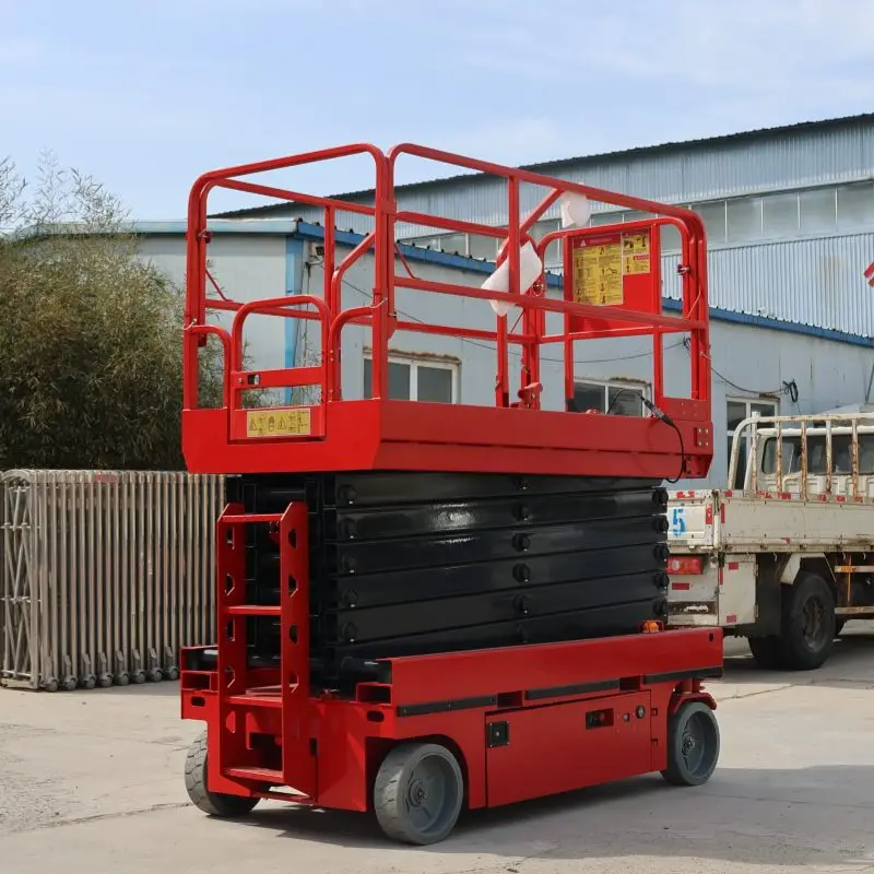 Fully Automatic Scissor Lift New Hydraulic Shear Forklift with Extended Working Height Material Handling Equipment