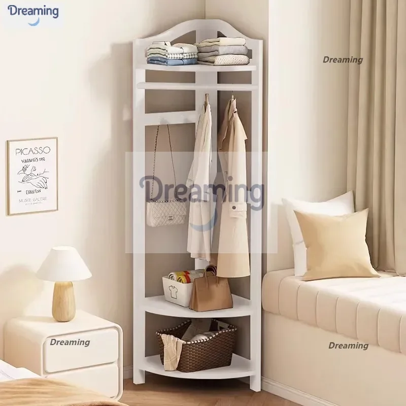 

Угловая вешалка для одежды для спальни, простая бытовая напольная вешалка, жирная угловая вешалка, угловая вешалка для шляп