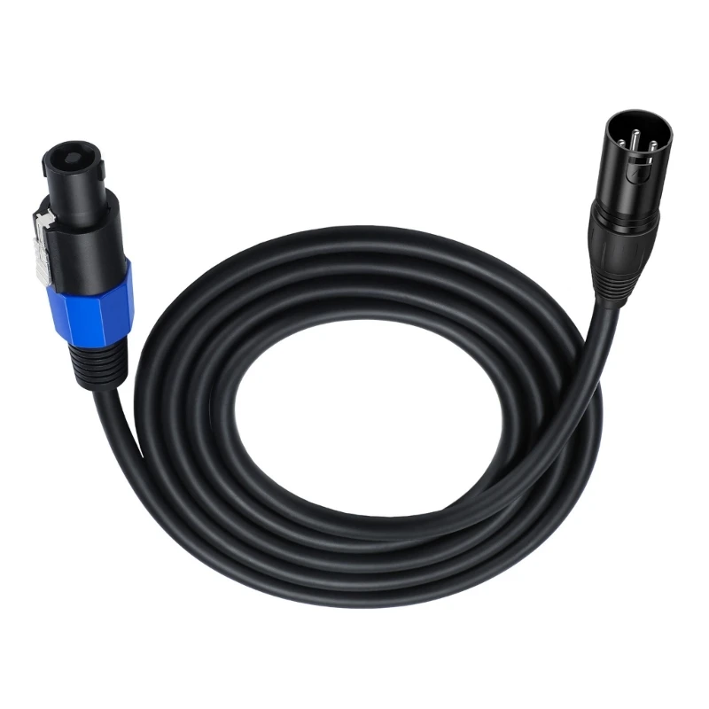 SpeakOn to XLR Cable Speak-On Male to XLR Male Stage Microphone Wire with Twist Lock 3Pin Extension Cable 1.8M K1KF