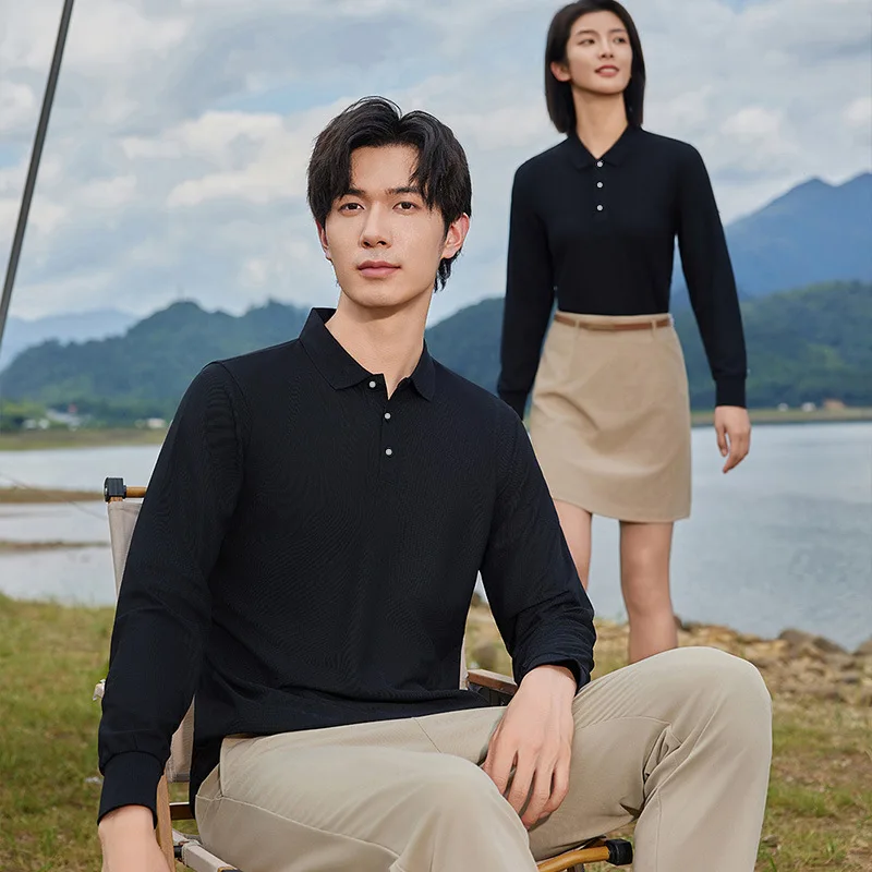 

Long Sleeve Shirt Workwear Custom Printed Spring Autumn Workwear Uniform Cultural Advertising Shirt Embroidery