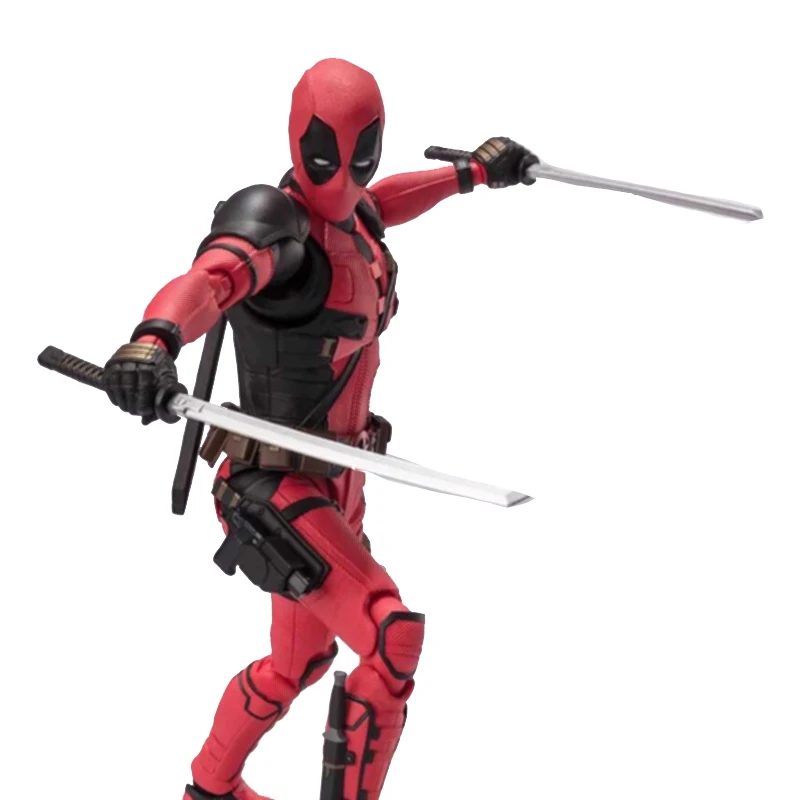 Deadpool Action Figure SHF Deadpool & Wolverine Wade Winston Wilson Figuren Gezamenlijk Beweegbaar Model Film Speelgoed voor Kinderen Gift