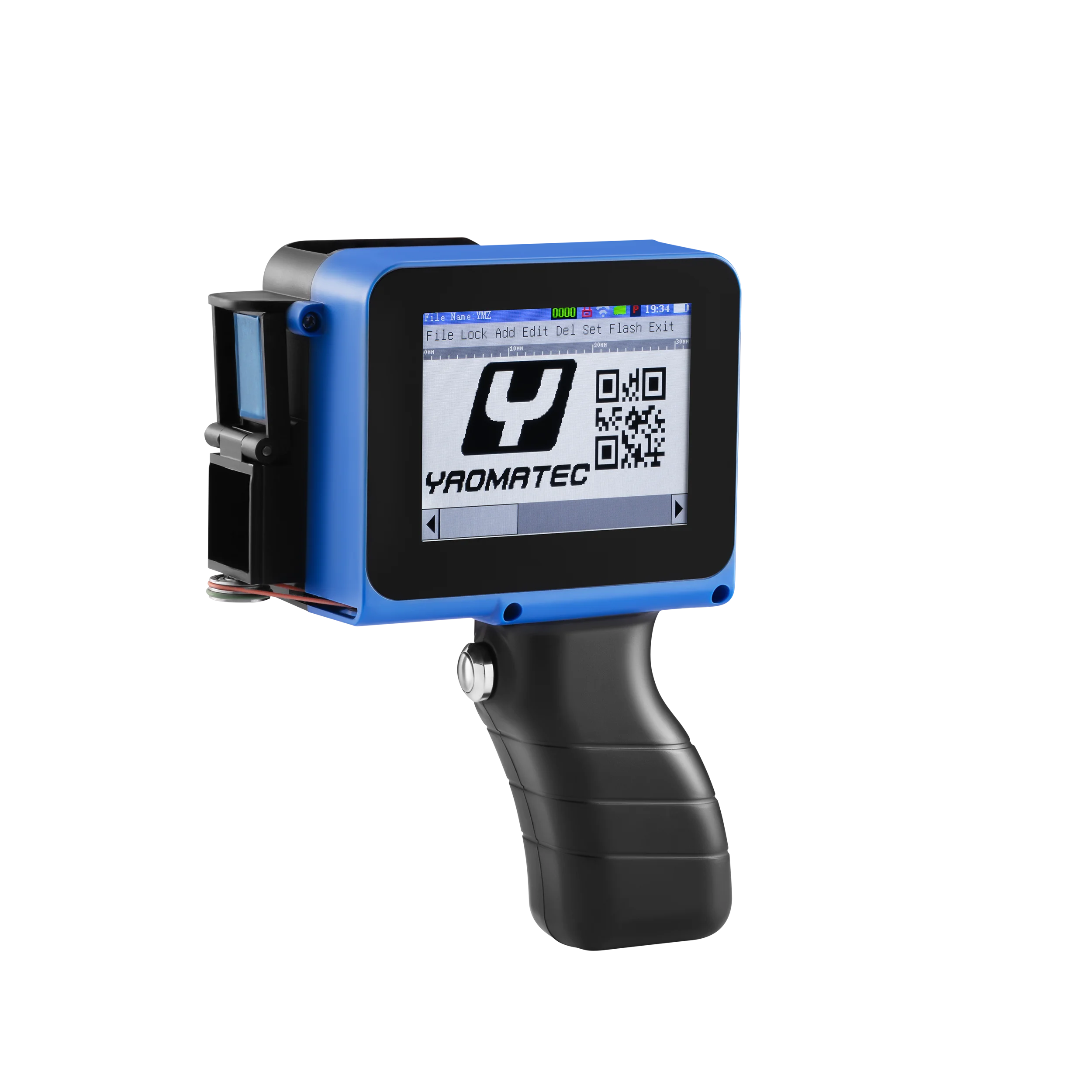 

Мини-ручной струйный принтер Yaomatec 12,7 мм с быстросохнущими чернилами для текста, QR, штрих-кода, номера партии, логотипа, этикетки с датой, портативный кодер