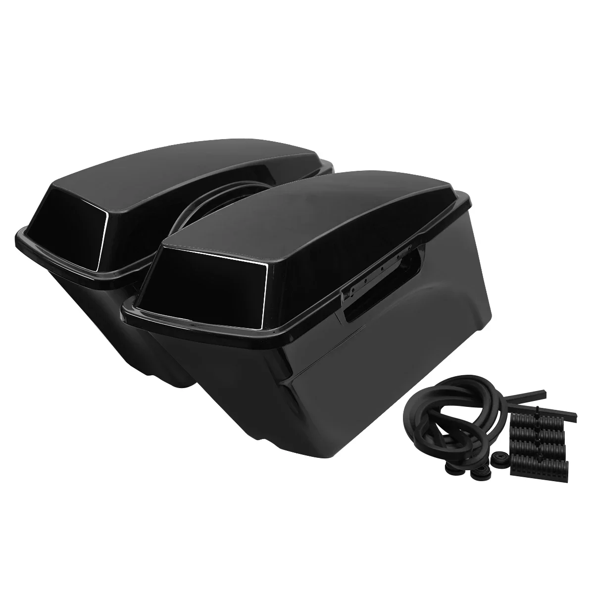 Hard Saddle bags Saddlebags For Harley Touring FLHR Road King Electra Street Glide 1994-2013 2009 2012 Motorcycle Accessories