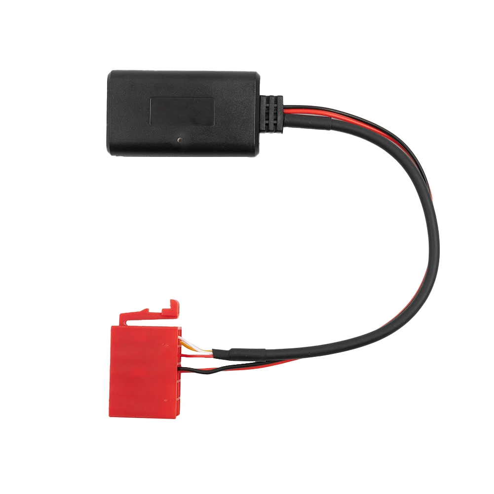 

Music AUX Fit Adapter Plastic & Metal Practical Red & Black Accessories Music Audio Stereo For Mercedes