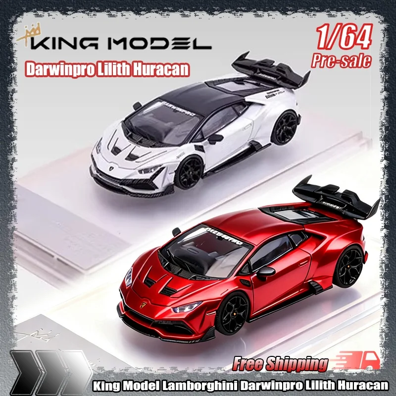 

Новая модель King 1:64 Lamborghini Darwinpro Lilith Huracan, имитация сплава, миниатюрная литая под давлением модель автомобиля, коллекция игрушек на заказ, подарок