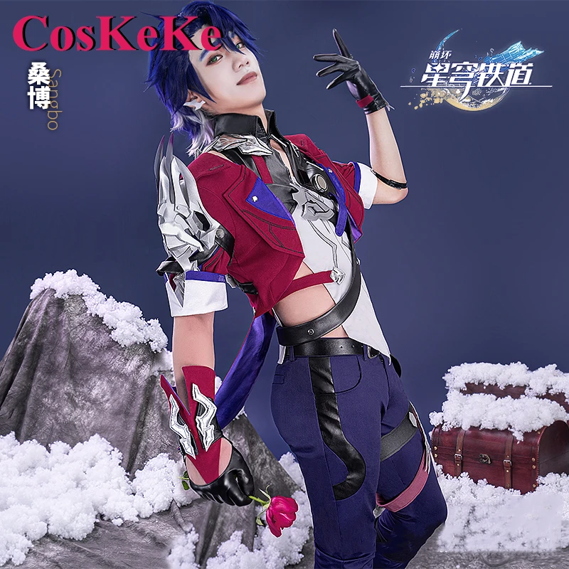 CosKeKe Sampo Koski Cosplay Game Honkai: Star Rail Costume Handsome Combat Uniforms Halloween Party Role Play Clothing S-3XL New