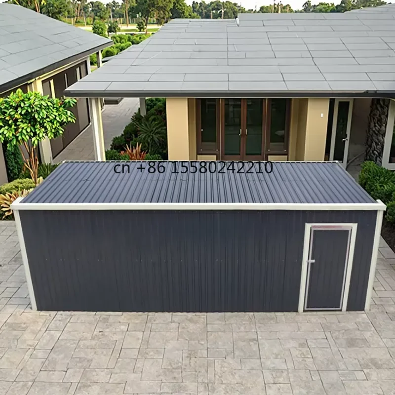 2026 hot for Portable High Quality Outdoor Waterproof Galvanized Steel Frame Metal Sheet Roof Carport Shed for Car Parking