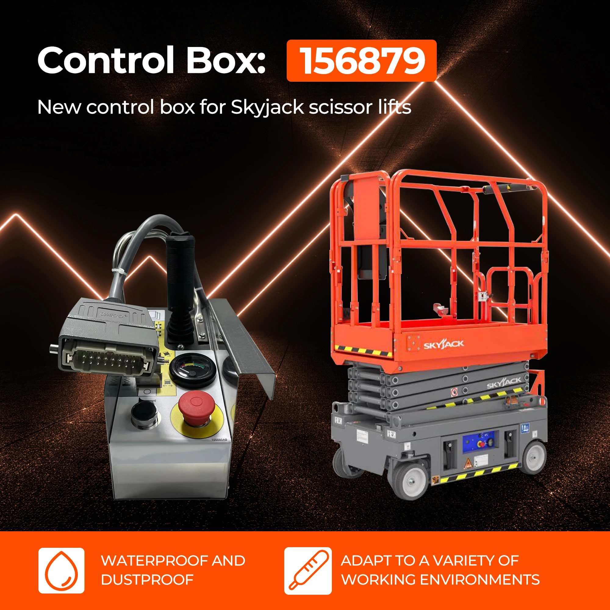 

156879 156991 Platform Control Box for Skyjack SJIII 3219 3220 3226 4626 6826 6832 Scissor Lift
