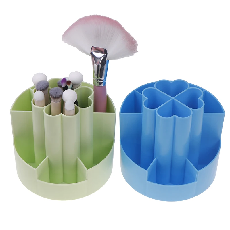 360°Rotating Makeup Organizer Makeup Brush Holder Cosmetic Storage Box Makeup Storage Organizer Pencil Case Lipstick Organizer