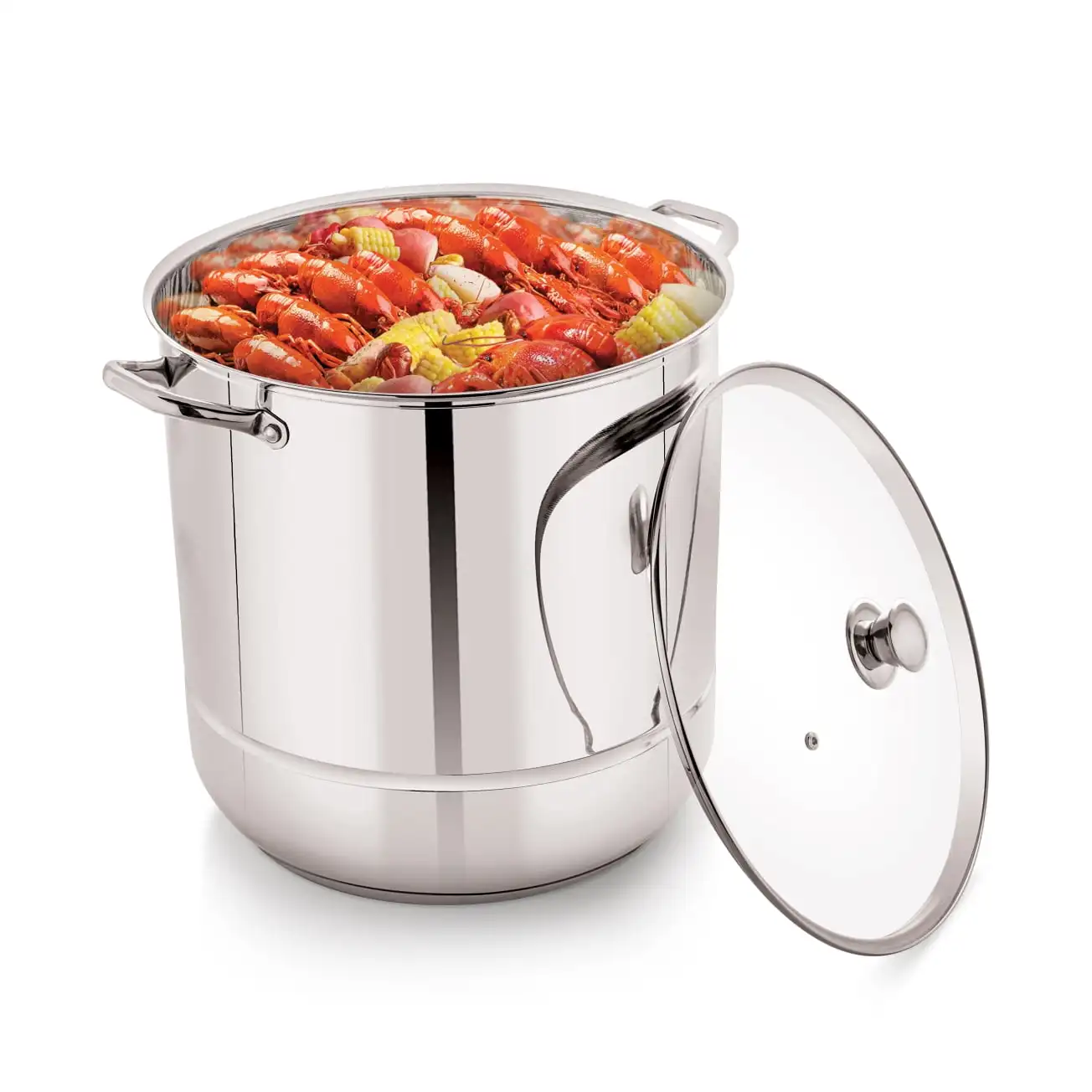 

MS SS 28QT STOCK POT STEAMER Сделано из высококачественной нержавеющей стали.