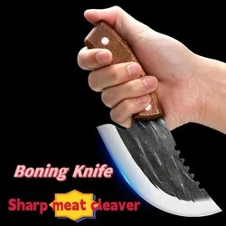 Forging knife kitchen knife boning knife fruit knife barbecue knife portable multi-purpose pocket Viking knife