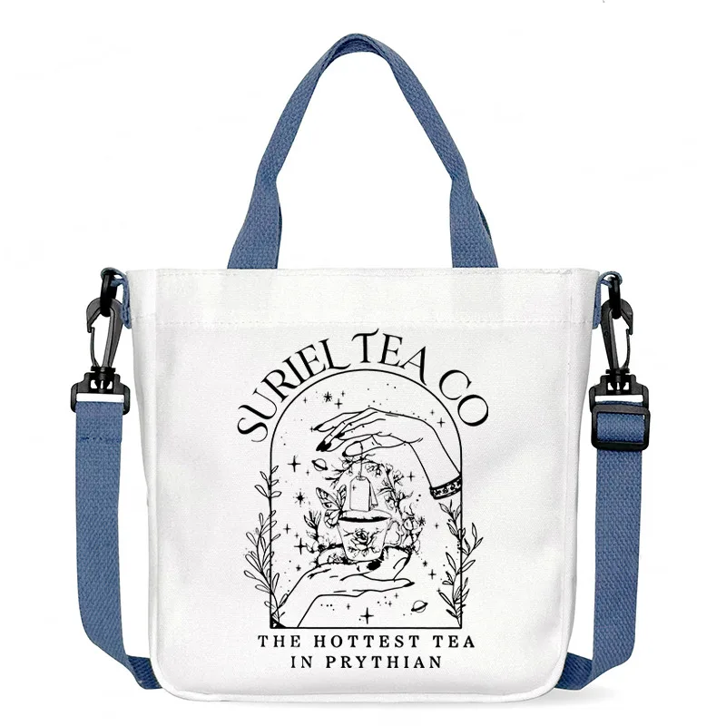 الجناح الرابع المرأة حقيبة كتف خمر Basgiath الحرب كلية نمط قماش حقائب كروسبودي عادية التنين رايدر حقيبة ساعي #3