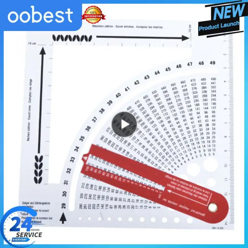 Tool Knitting Calculator Weave Craft Sweater Ruler Double Sided Accessories Counting Frame Counter Sewing Smooth Density