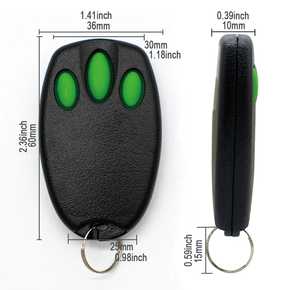 Merlin+ 94335E Garage Door Remote Control 433.92MHz For C945 C940 C943 MR600 MR650 MT60 MR800 MR800A MR850 MR1000 MT60P MT230