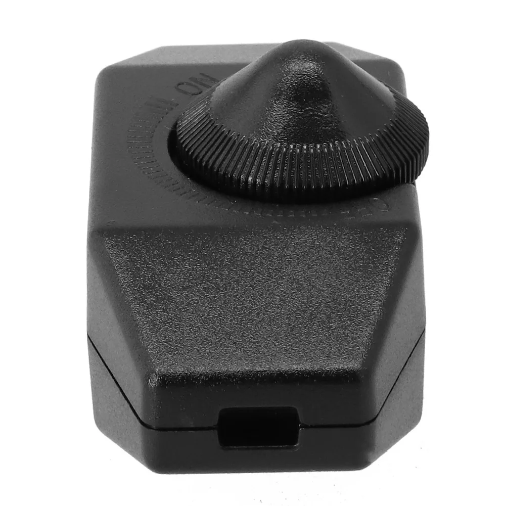 Rotary ONOFF Knob Inline Dimmer Switch 1A Rated Current 220V Voltage for Indoor Use with Heat Protection Function