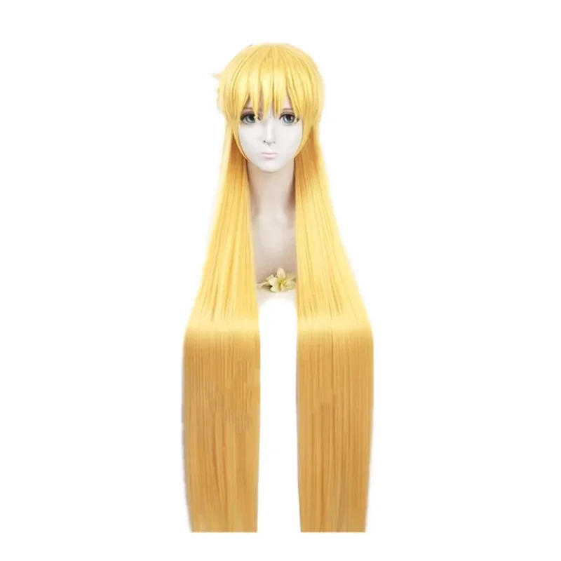 

qq38New Anime Aino Minako Sailor Venus Cosplay Costume Accessories Long Golden Wig Bow To Choose For Party Game