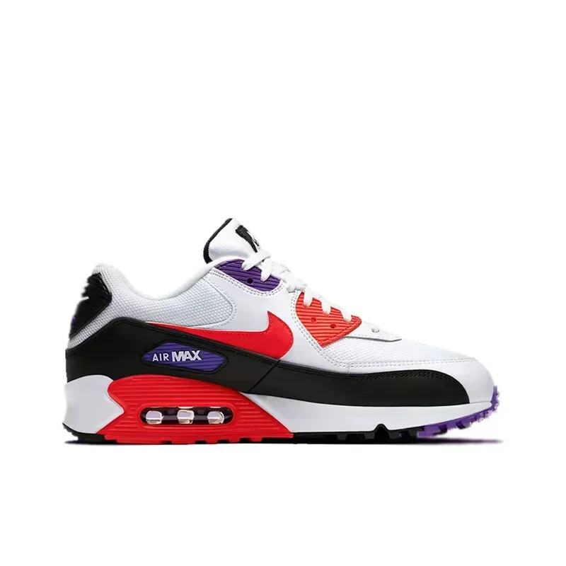 Nike Air Max 90 Raptors White Red Classic Casual Air Cushion Men Women Running Shoes Sports Sneakers Unisex 325213-047 image 3
