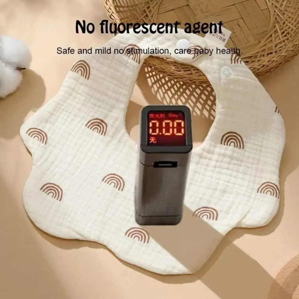 

Регулируемый 6-слойный хлопковый нагрудник-фартук для новорожденных, мягкий, водонепроницаемый, с мультяшным рисунком, для отрыжки