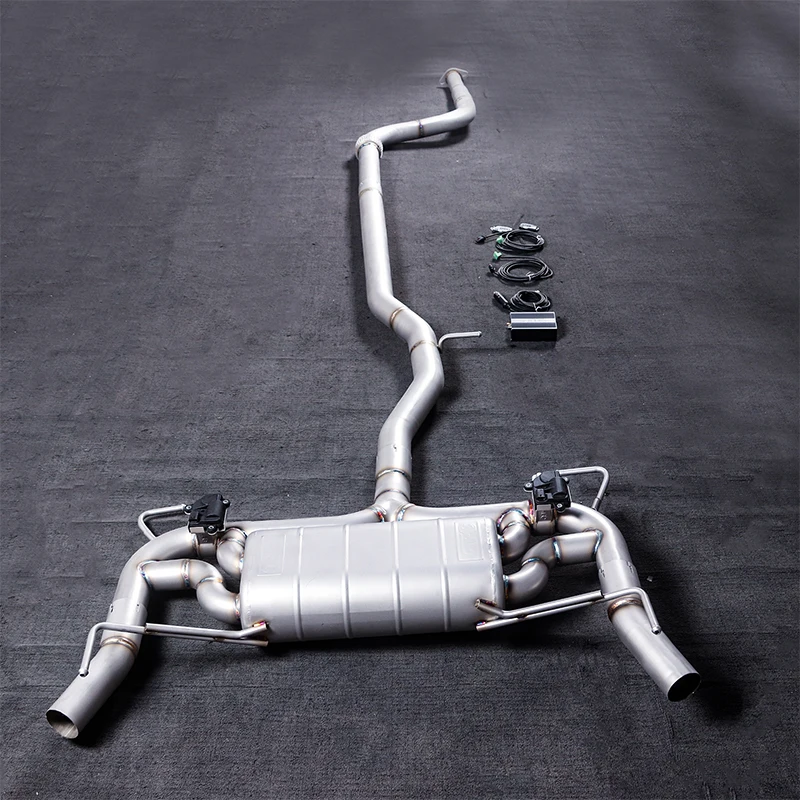 For 2019-2025 Cadillac CT5  CT4 2.0T catback exhaust system, with valve muffler, dual outlets matching the original car diffuser