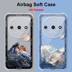 For Nubia Focus 5G Crystal Case NX302J HD Painted Air Bag Protect Matte Back Shell For Nubia Z60 Ultra Photographic Cover Z50