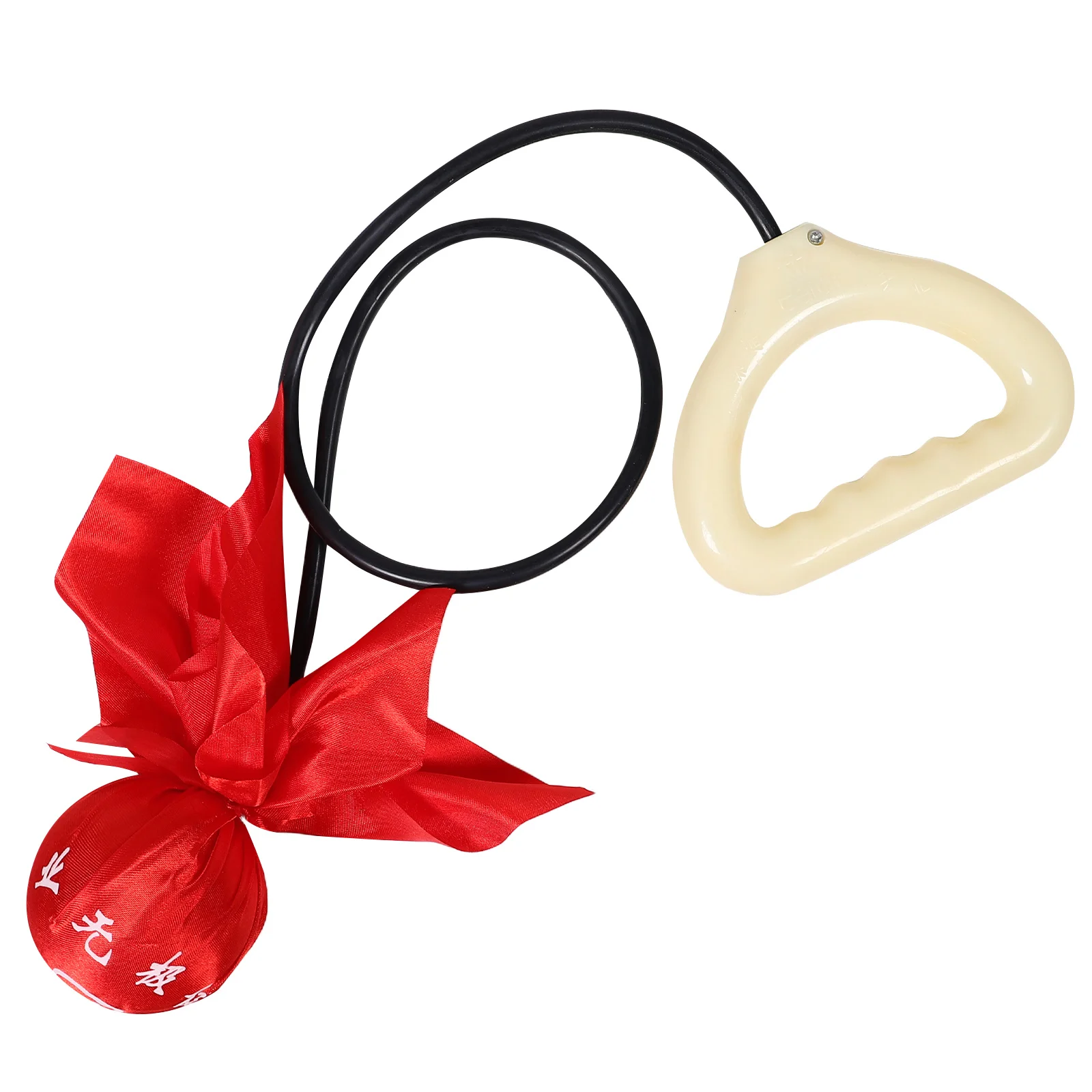 

High Elasticity Silicone Fitness Ball for Tai Dance Large Bouncing Yoga Rubber Band Wrist Ball Storage Convenience