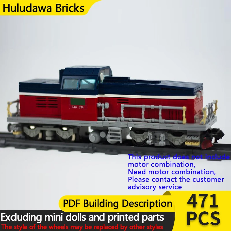 

City Car Model MOC Building Bricks T44 Diesel Elecktric Train Modular Technology Gifts Holiday Assemble Children Toys Suit