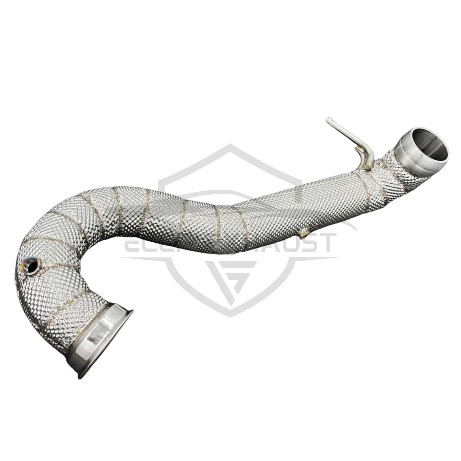 

Performance Stainless Steel Downpipe with Heat Shield for Mercedes AMG A45 CLA45 GLA45 W176 Enhanced Flow & Power Unleashed