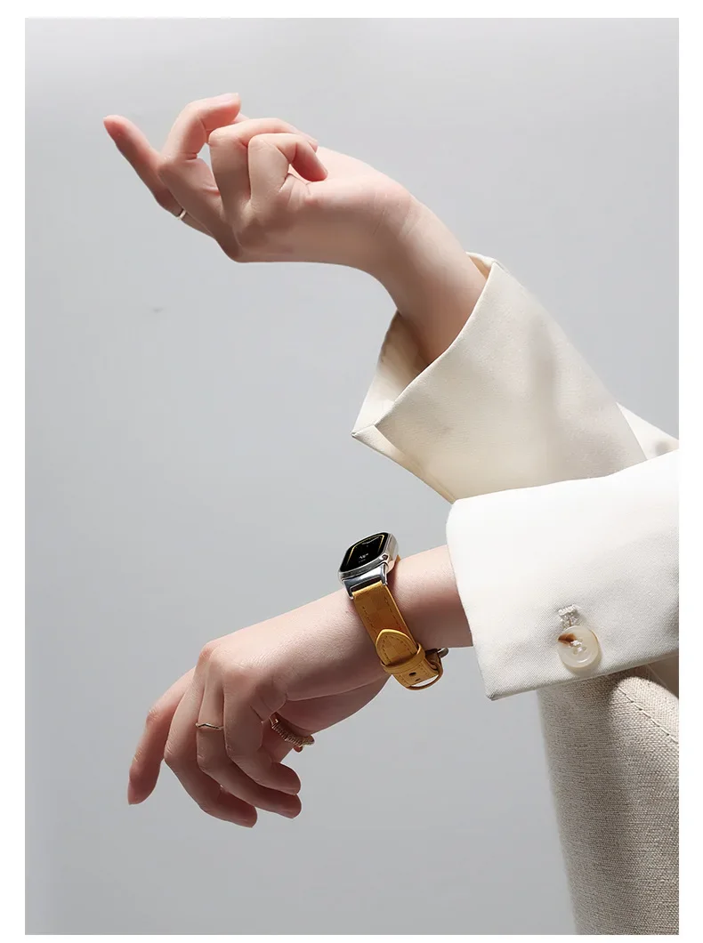 Pulseira de couro original para xiaomi mi banda 8, substituição pulseira, multicolor, nfc