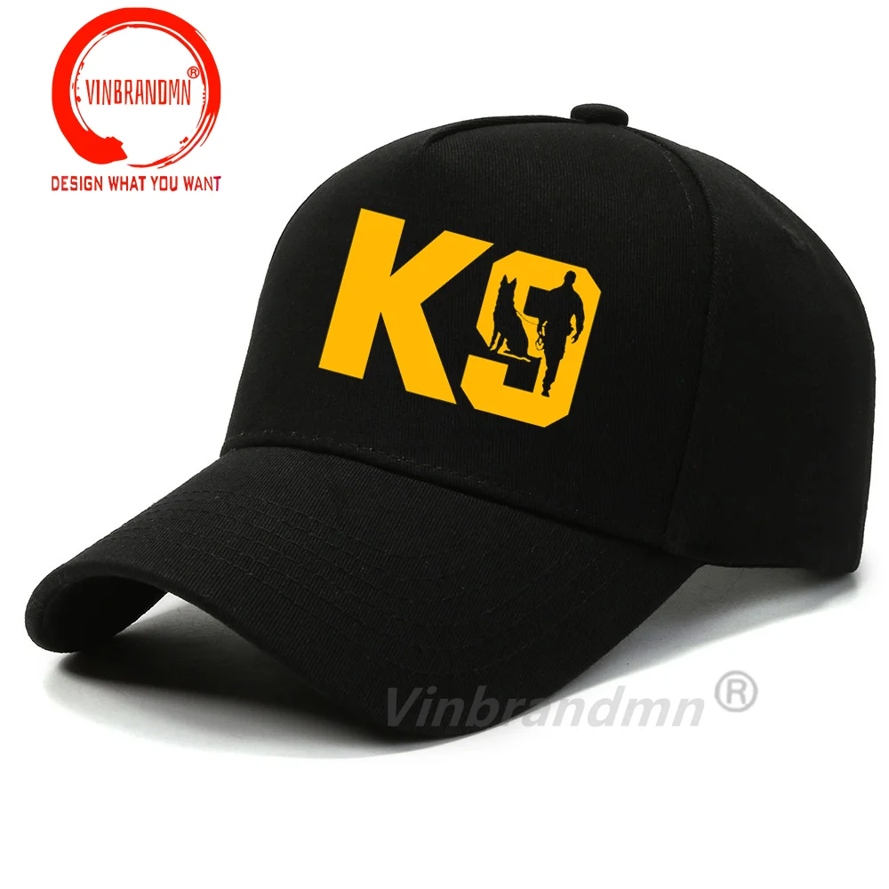 Classic Design K9 Team Handler Tactical K-9 Unit German Shepherd Baseball Caps Men Fashion Trendy Casual Fishing Hat