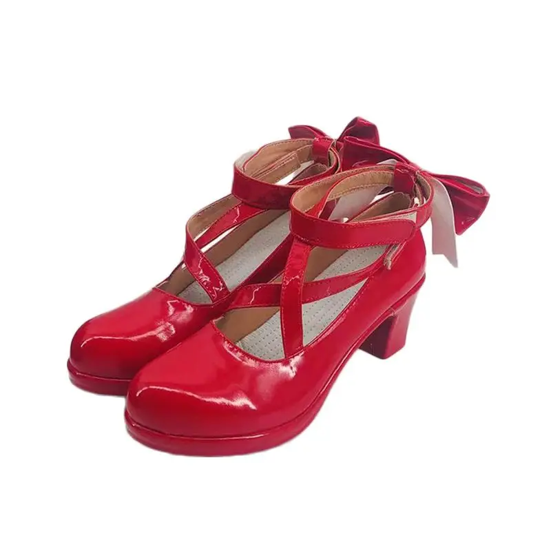 Anime Kaname Madoka Cosplay Sapatos Botas femininas personalizadas
