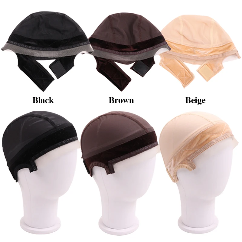 5pcs Non Slip Wig Cap With Silicone Band For Wearing Glueless Wig 1pcs Wig Grip Cap With Headband For Free Size Adjustment