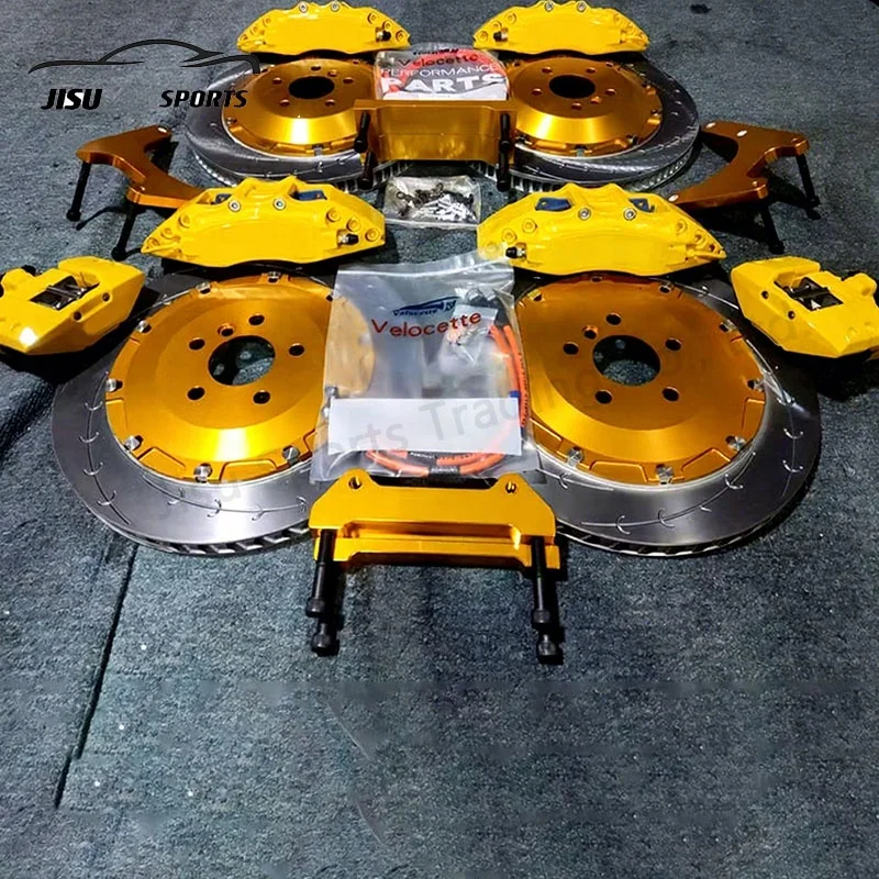 

New Big Brake Kit Front 6 Piston 670 Brakes Rear 4 Piston 470 Brake Caliper Set 380mm Disc Handbrake for Endless Alphard Wilfa 4