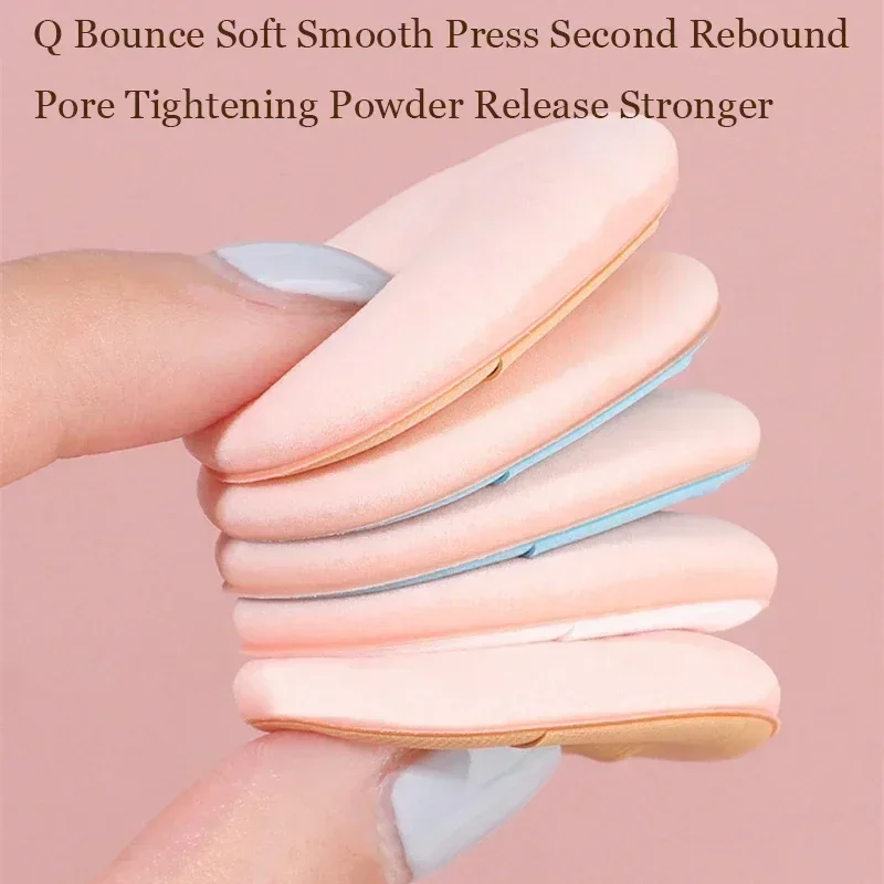Mini fond de teint bouffant pour les doigts, petit coussin d'air, éponge en poudre, correcteur pour le visage, BB crème, applicateur cosmétique, outils de maquillage, 6/10 pièces