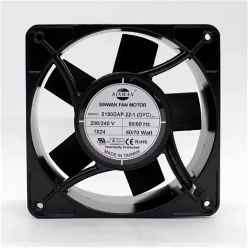 For Taiwan SINWAN S180GAP-22-1 200/240V 60/70W 17689 Cabinet Cooling Fan
