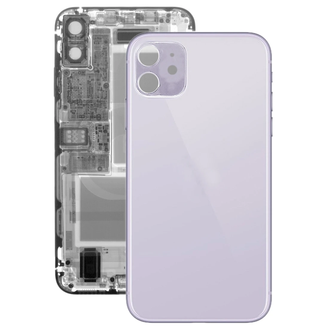 

Стеклянная задняя крышка аккумулятора для iPhone 11, ремонт и замена деталей мобильного телефона