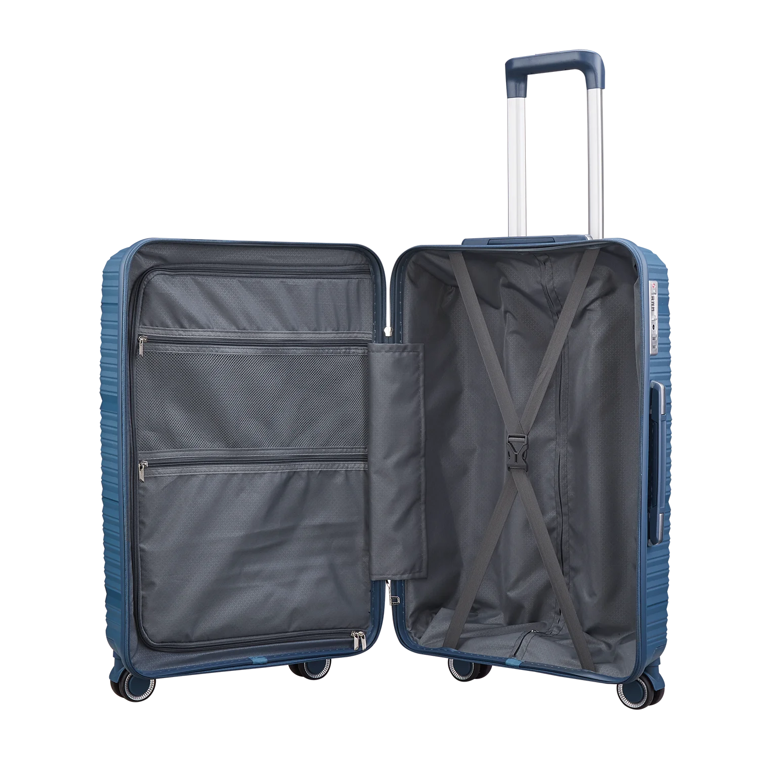 3pcs/set PP Luggage Travel Case suitcase with Large Capacity 20/24/28 inch trolley case luggage roles P802