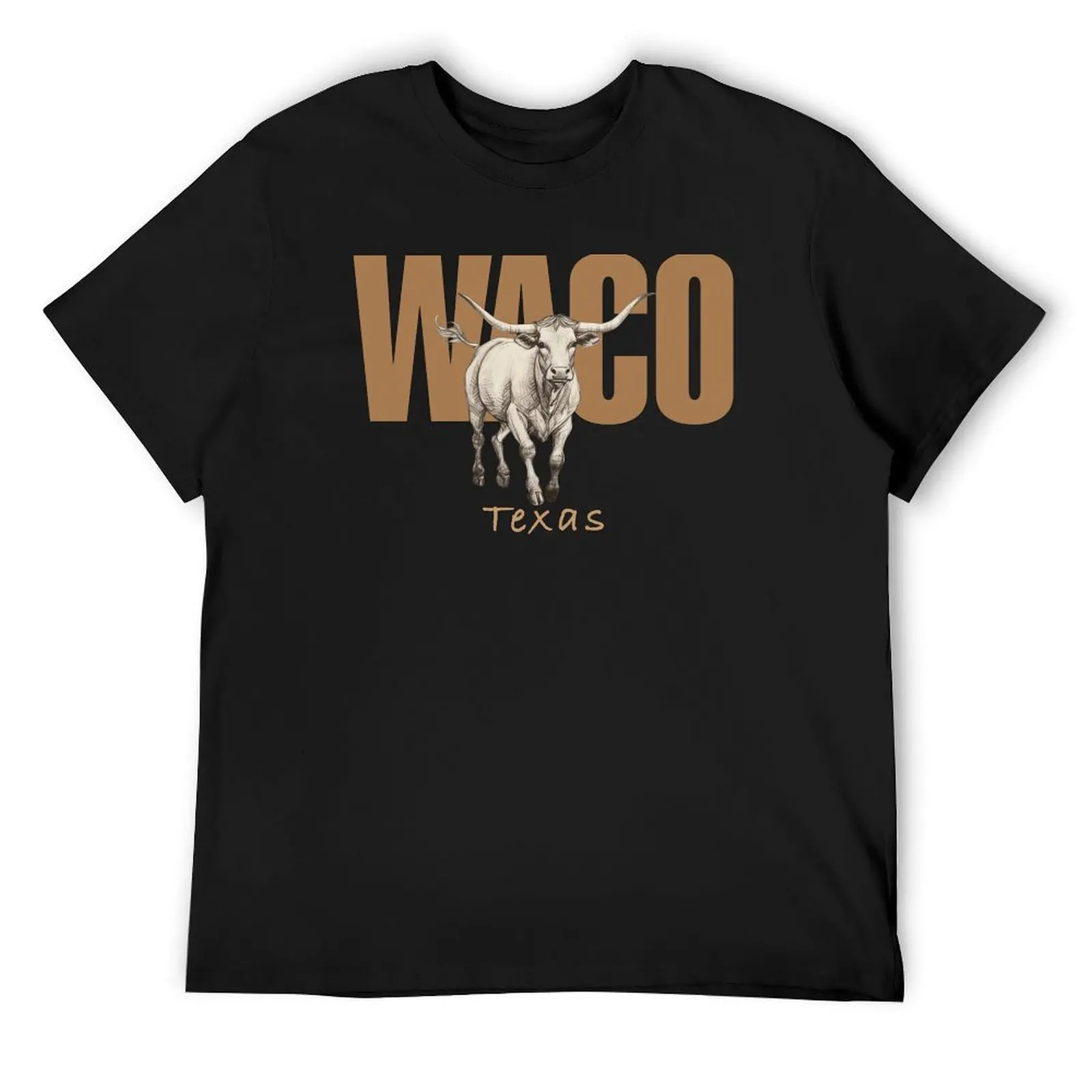 

Waco Texas Vintage Western Design T-Shirt shirts graphic vintage anime shirt plus size tops t shirt men