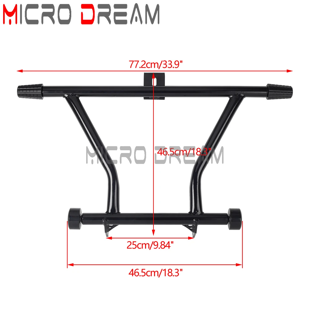 Engine Guard Crash Bar For Harley Softail Street Bob Low Rider FXLR FXBB FXLRS 2018-UP Front Highway Peg High 2 Step Crash Bar