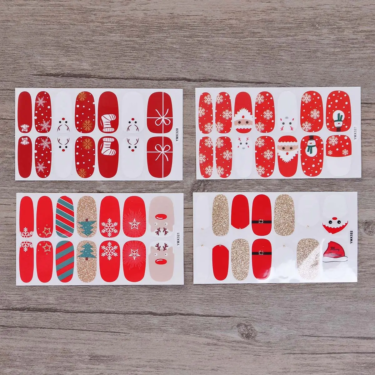 

Fingernail Stickers for Women Decal Decorations Delicate Holiday Decals Cute Art Nails