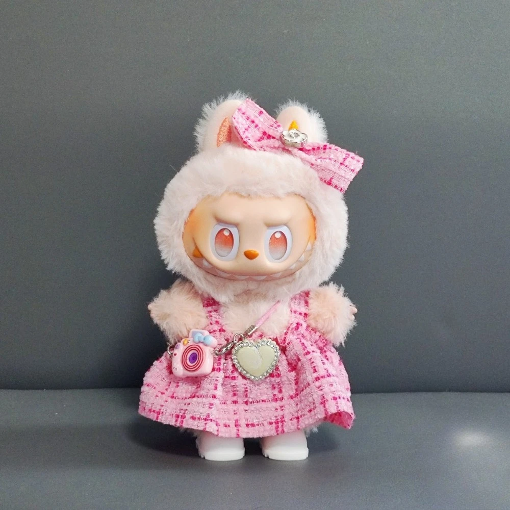 For V1V2 Labubu Doll's Fashion Sweet Clothes Labubu Outfit Accessories for DIY Gift Princess High-quality Dress Cloak