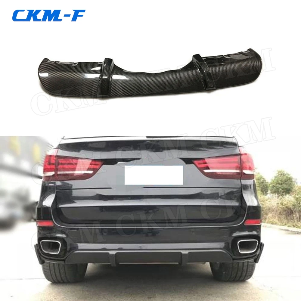 

Carbon Fiber Rear Bumper Lip Diffuser Splitter M Style Spoiler For BMW X5 F15 M Sport 2014-2018 Car Styling FRP Body Kits