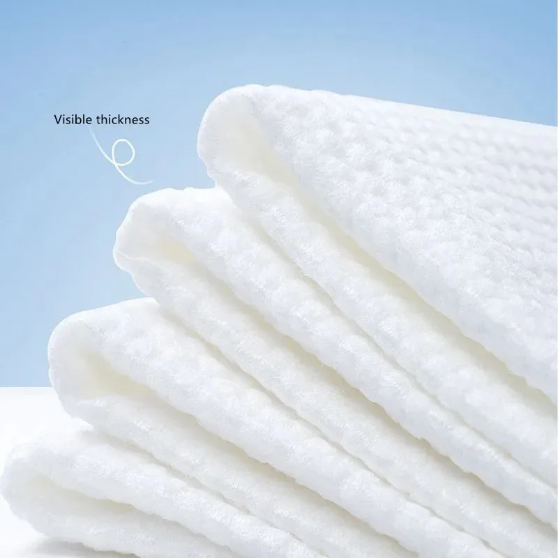 00枚使い捨てフェイスタオル |   超ソフトコットンパッド |   敏感肌用の特厚メイク落としティッシュ