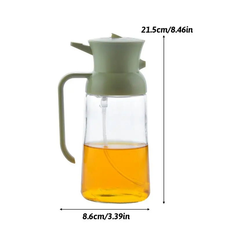 Oil Sprayer For Cooking Kitchen 2 In 1 Olive Oil Bottle Spray Glass Olive Oil Spray Bottle Oil Dispenser Bottle Spray For Pan Fr